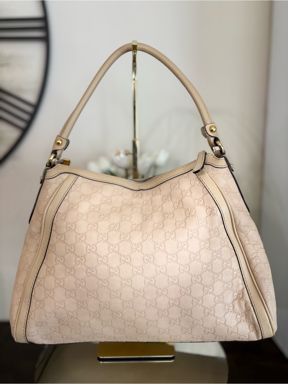 Gucci Guccissima Leather Hobo Shoulder Bag - Picture 2 of 13